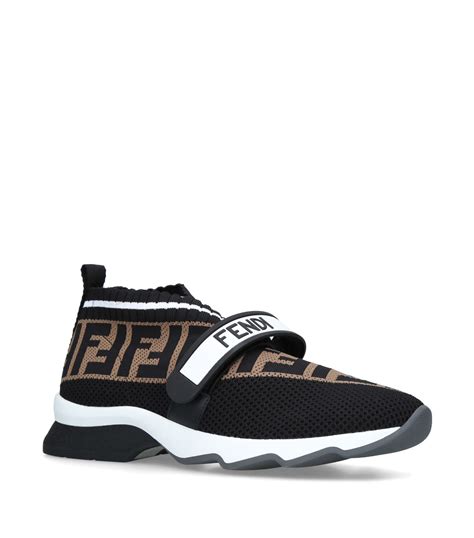 multicolor fendi logo sneakers